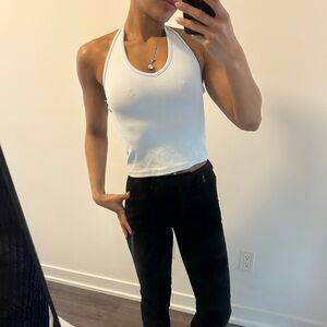 Light blue baby blue Halter Top wild fable